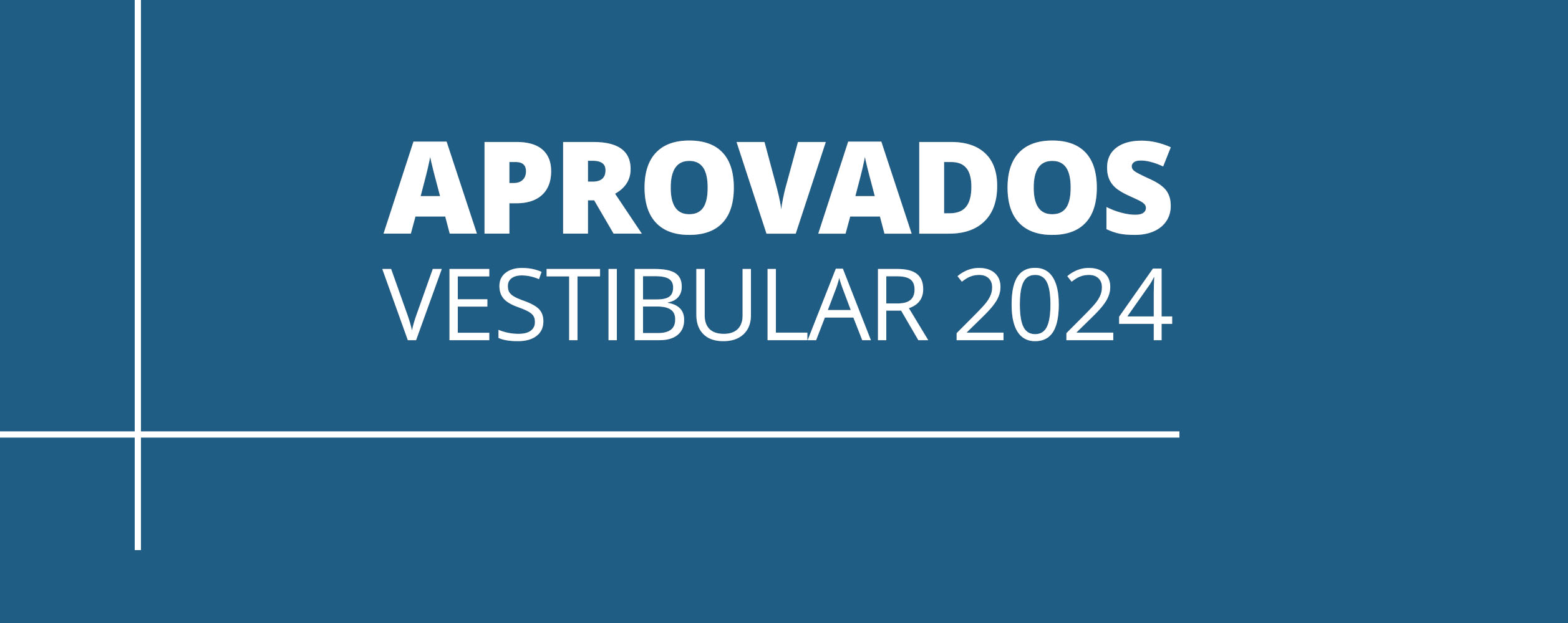LISTA DOS&nbsp;ALUNOS APROVADOS - VESTIBULAR 2024